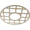 Ekena Millwork O'Neal Wood Fretwork Pierced Ceiling Medallion, Hickory, 34"OD x 12 3/8"ID x 1/4"T CMWP34X34X0250ONHI - alternate 3